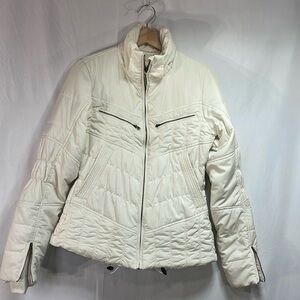 Prana Women's White Puffer Jacket